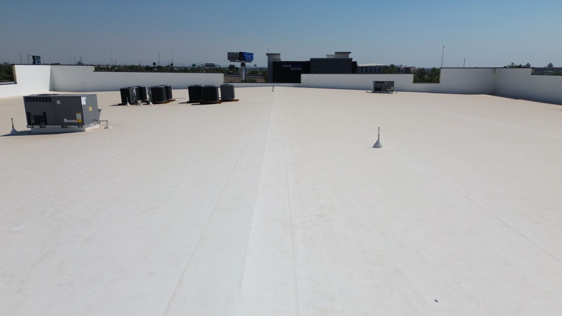 There are many benefits of a flat roof.