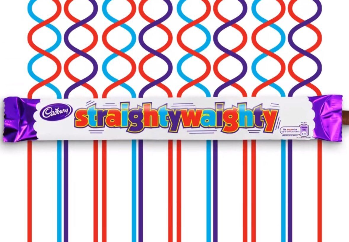 A candy bar with the word straightweight on it