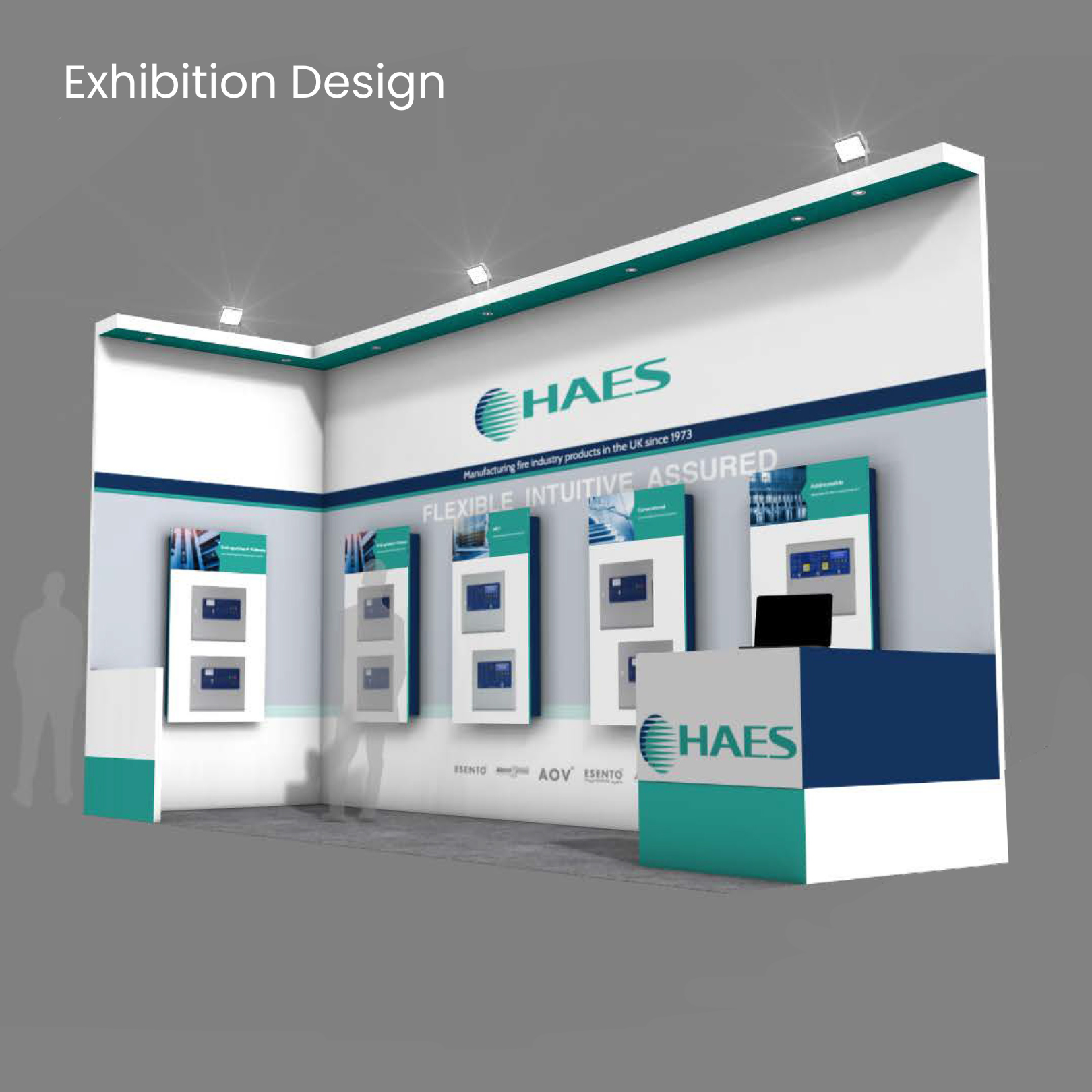 Exhibition design creation for Haes Technology