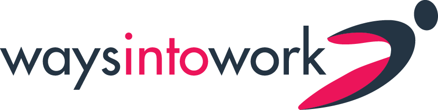 A logo for a company called waysintowork