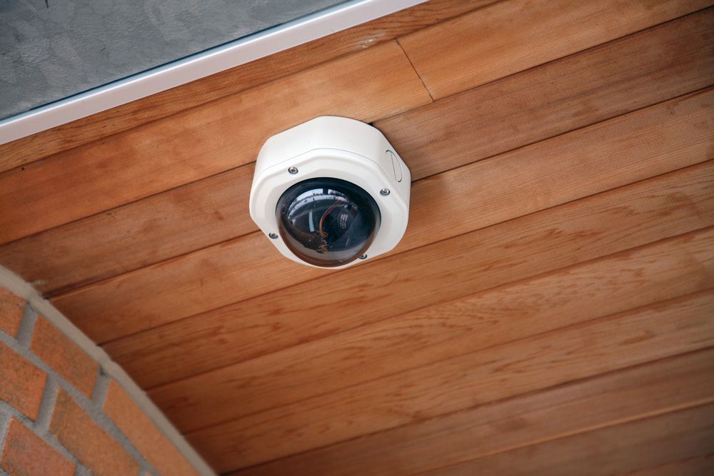 Security Camera Installed in Wooden Ceiling — Stewys in Casuarina, NSW