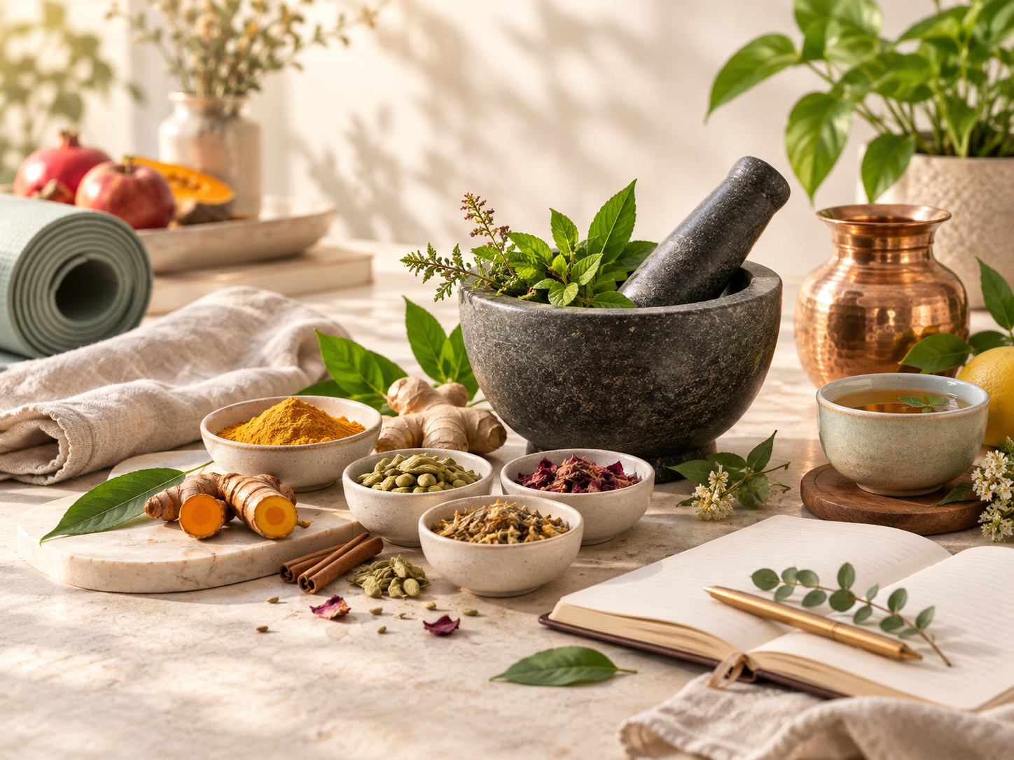 Maryam Asghar of Sunshine Wellness offering virtual Ayurveda, yoga, and Yoga Nidra services for women.