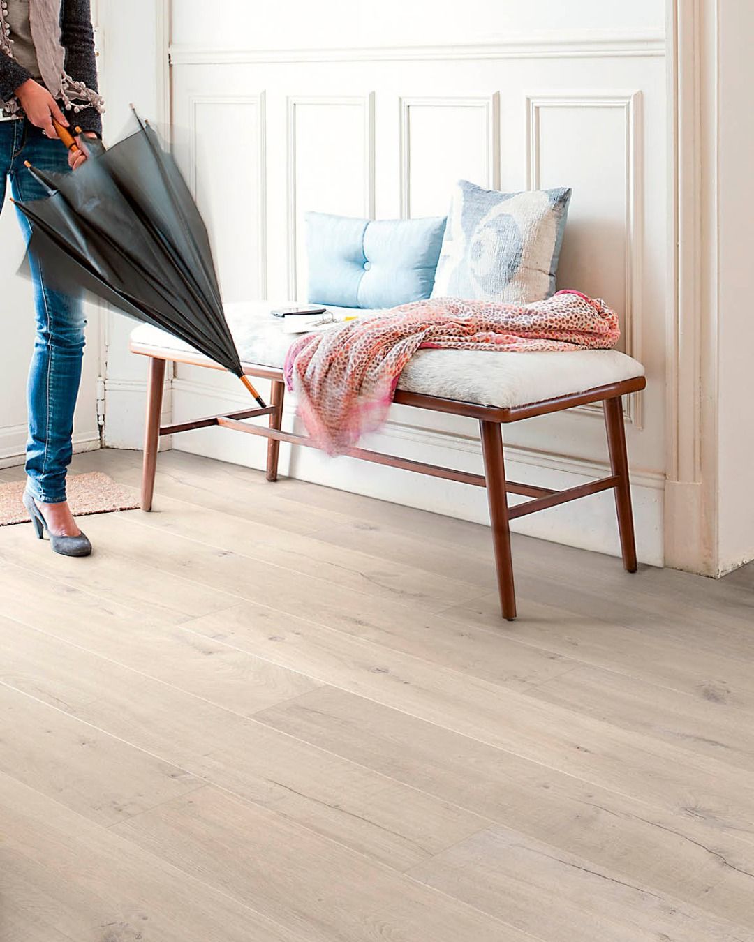 A Bunch of Wooden Boards Are Laying on a Wooden Floor — Hoppens Floorworld in Manunda, QLD