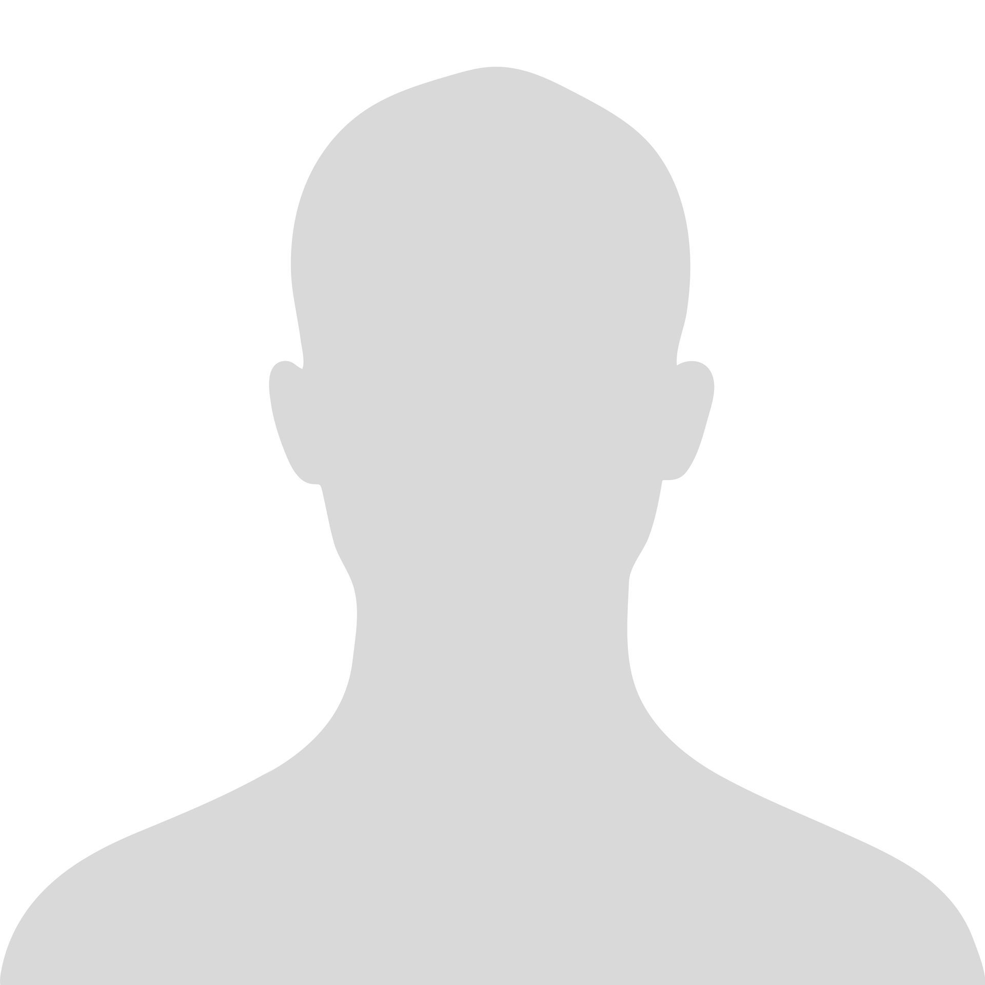 Gray generic profile silhouette icon on a white background