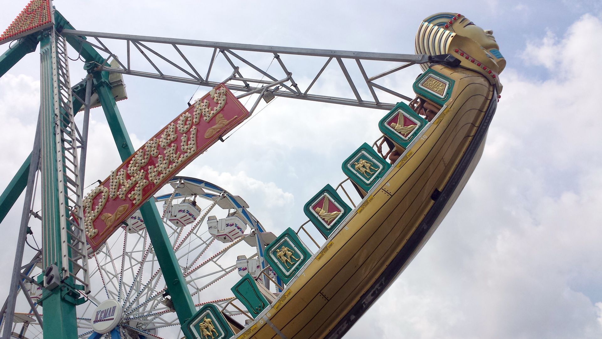 pharaohs fury ride kemah boardwalk