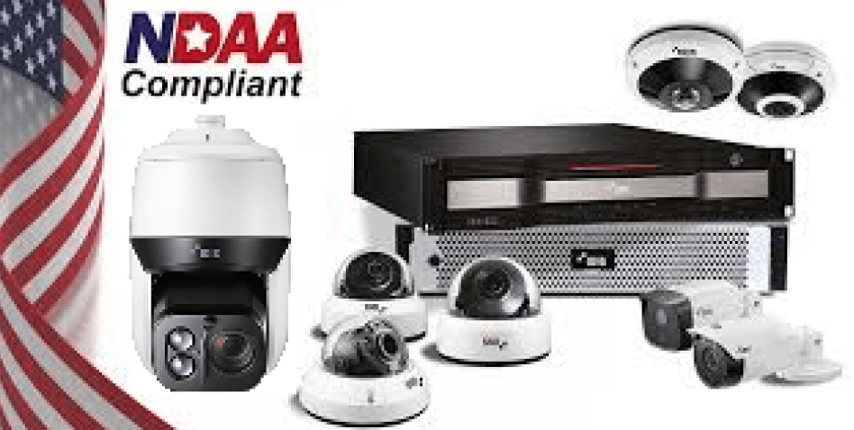 Security cameras, DVR, and American flag; NOAA compliant.