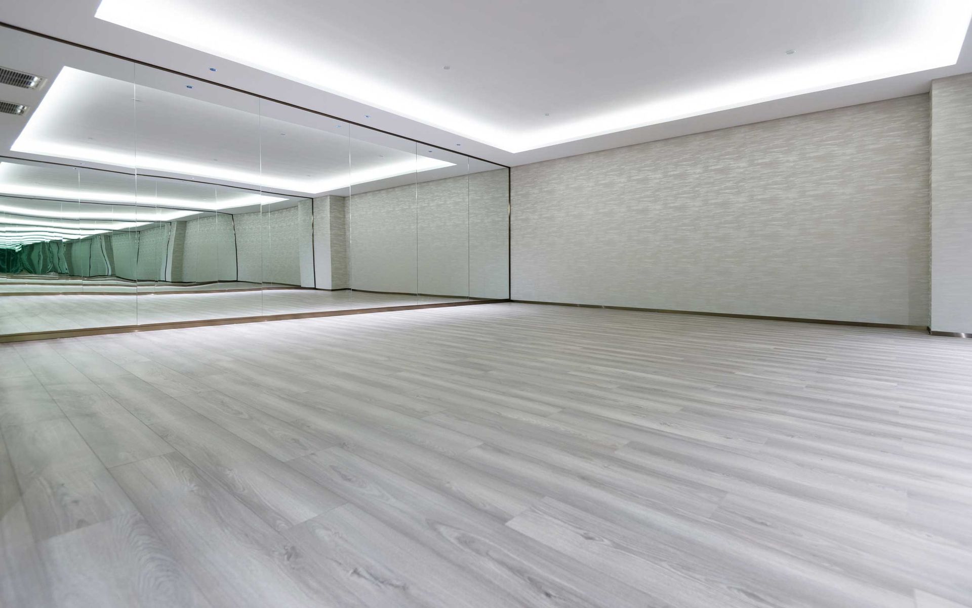 Interior of empty dance studio. Interior of empty dance studio.