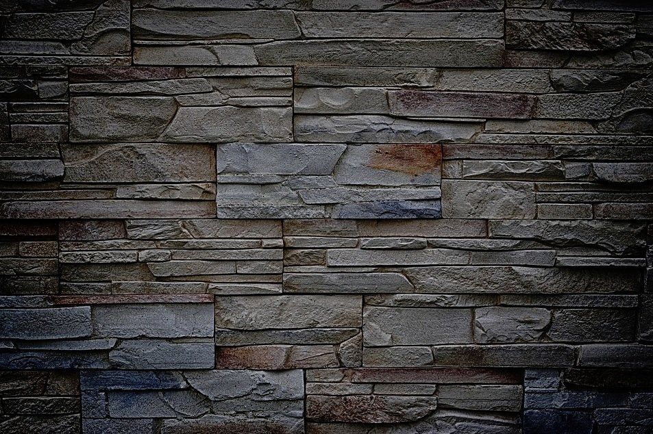 Stone facade cladding for exterior veneer siding