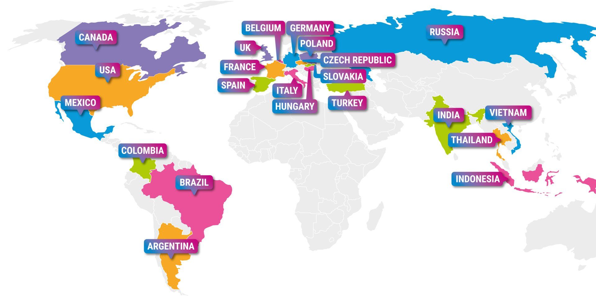 Intelligent Insights market location map