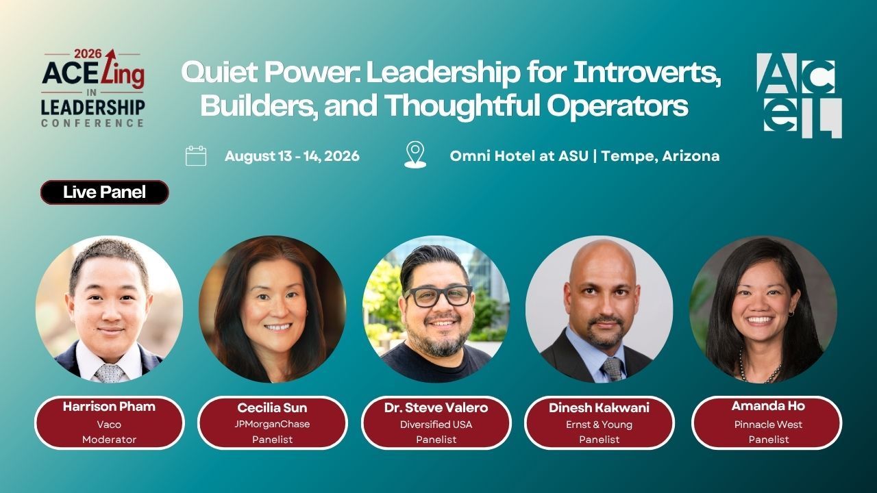 7C Leading Without the Title: How Emerging Leaders Build Real Influence
Many AAPI professionals have learned to lead through expertise, collaboration, and results long before receiving formal leadership titles. This panel explores how emerging leaders build credibility, trust, and influence, drive initiatives, and create impact regardless of organizational hierarchy. Attendees will gain practical strategies for increasing visibility, advocating for themselves, and positioning themselves for future leadership opportunities.