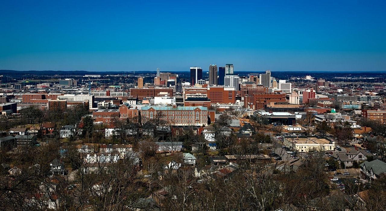 The Birmingham Alabama skyline