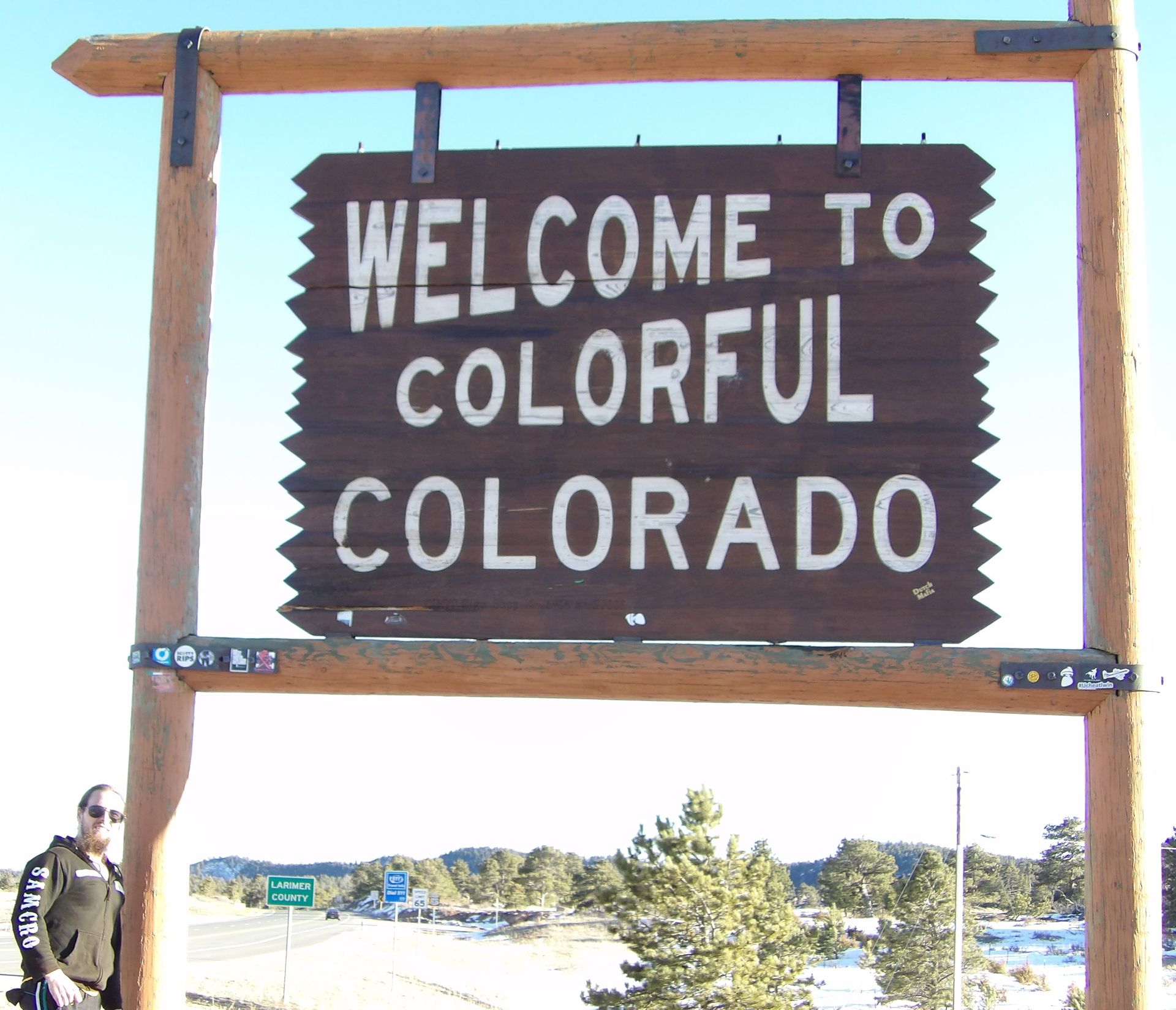 Welcome To Colorado sign