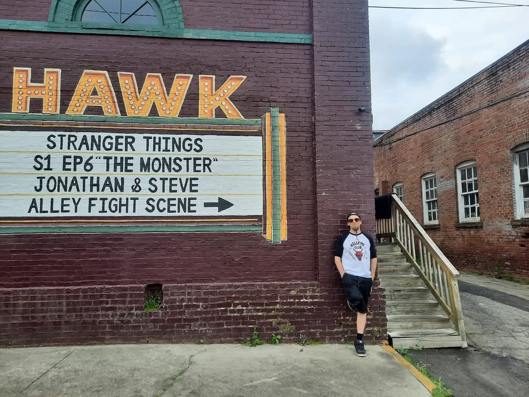 Me in a Stranger Things shirt in Jackson