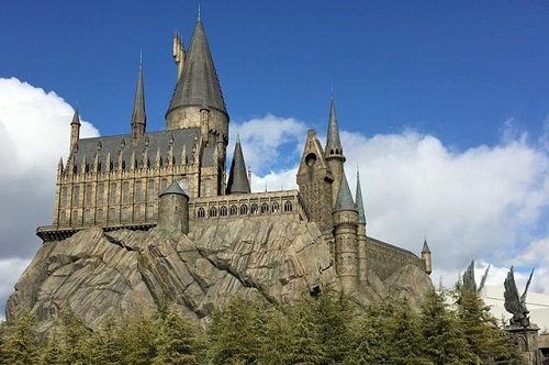 Hogwarts Castle in universal studios, Osaka