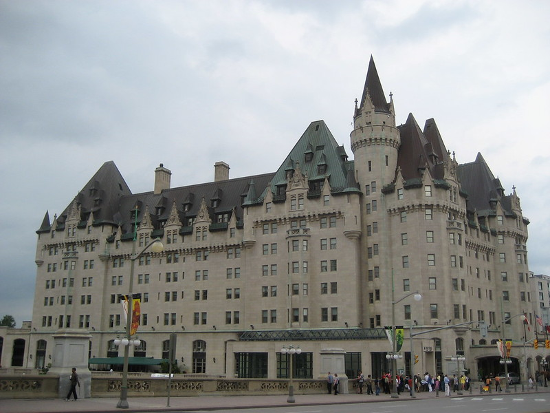An iconic Ottawa building with a tower on top of it
