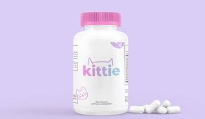 A white bottle of supplements from Kittie