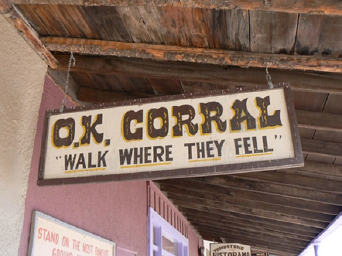 The ok corral in tombstone