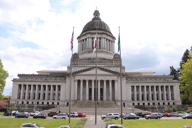 the washington state capitol building in Olympia