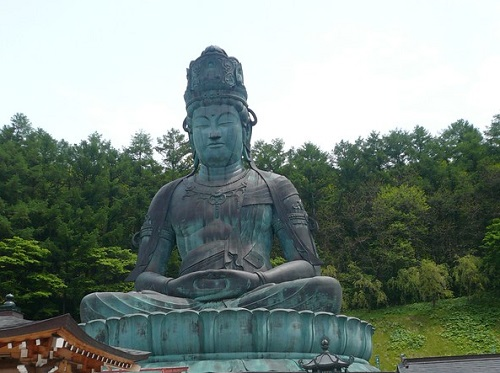 A buddha statue in Aomori City 