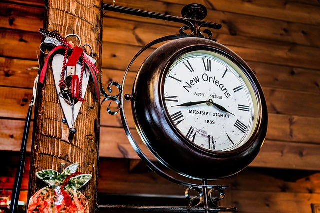 A New Orleans clock