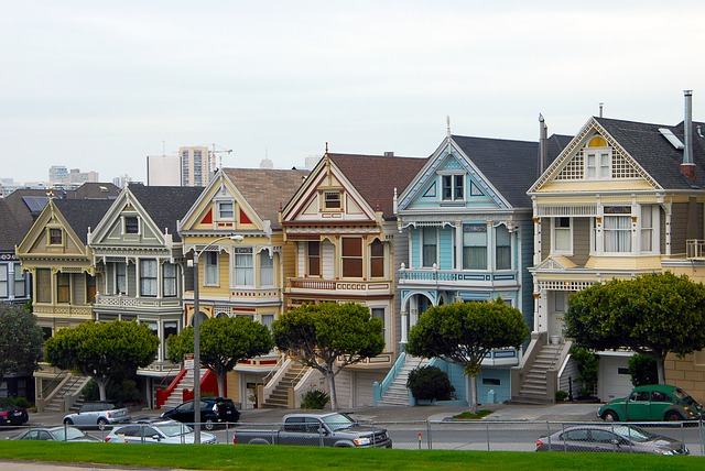 The Painted Ladies houses in San Francisco