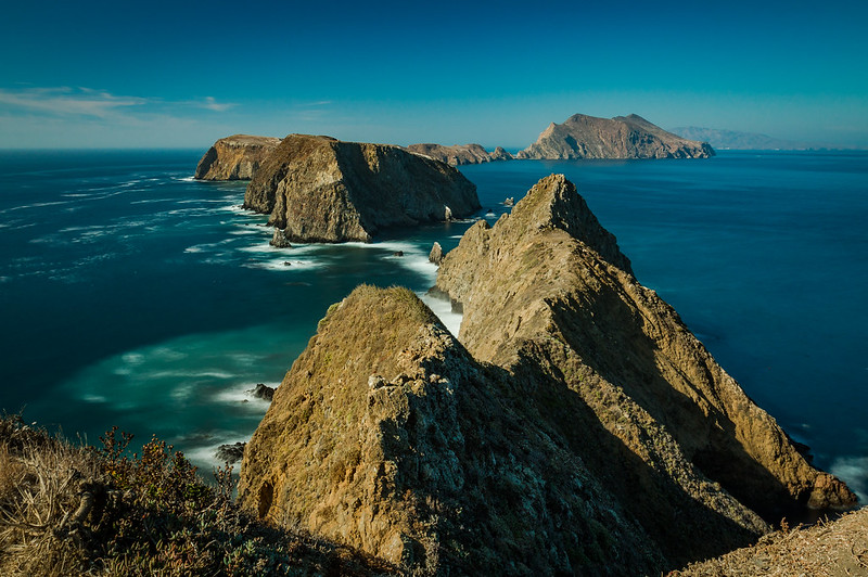 A cliff overlooking Channel Islands NP
