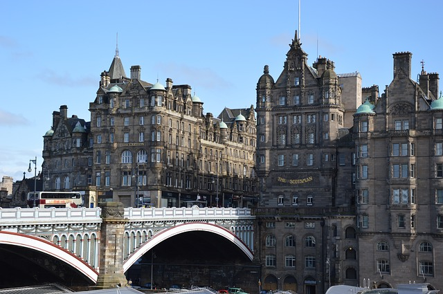 A bridge over a river in Edinburgh