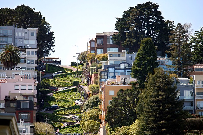 Lombard Street in San francisco