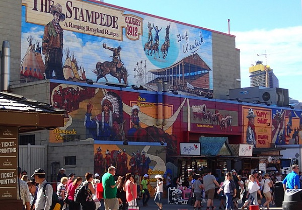 The Calgary stampede rodeo