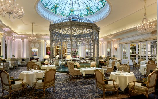 Inside the Savoy dining room in London