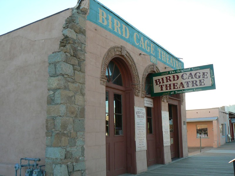 The bird cage theatre in tombstone
