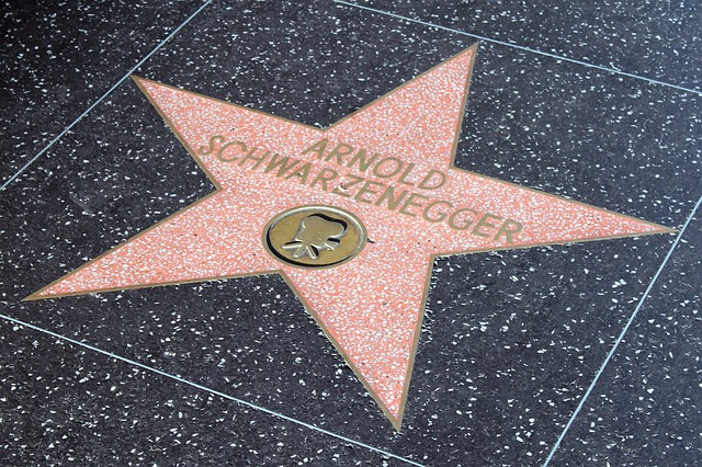 Arnold schwarzenegger star on the hollywood walk of fame