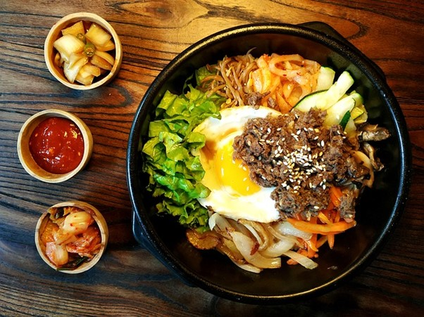 A bowl of bibimbap