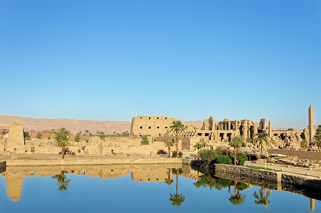 The ancient Karnak Temple complex