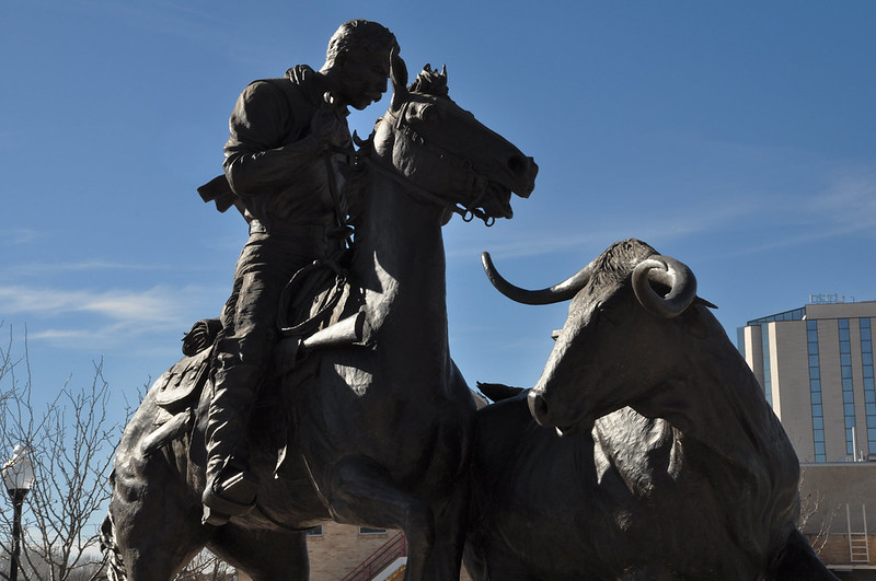 John Simpson Chisum Statue, Roswell Visitors Center