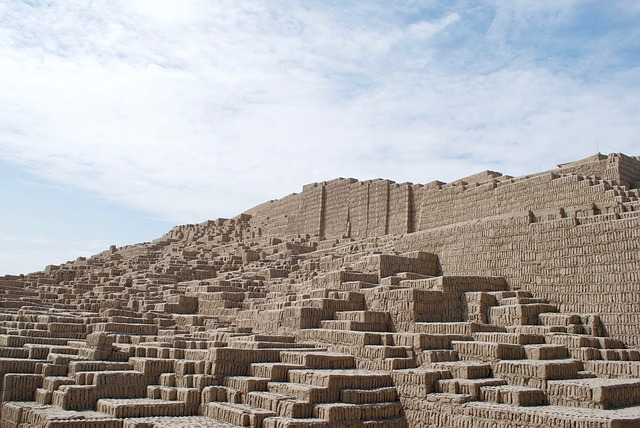 The Huaca Pucllana ruins in Lima