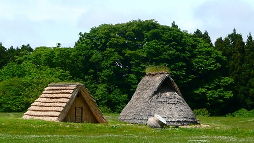 Traditional buildings in Amori City