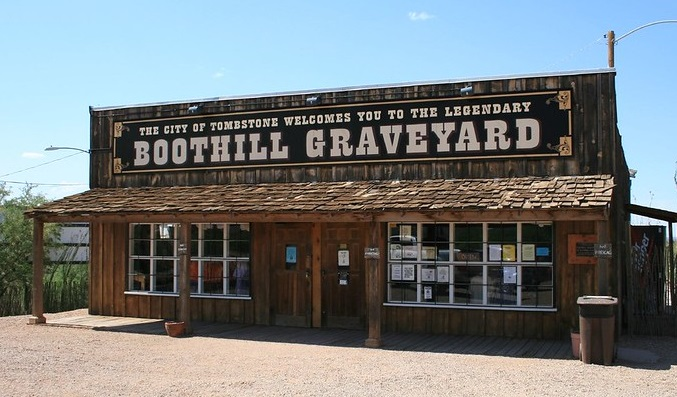 Boothill graveyard in tombstone