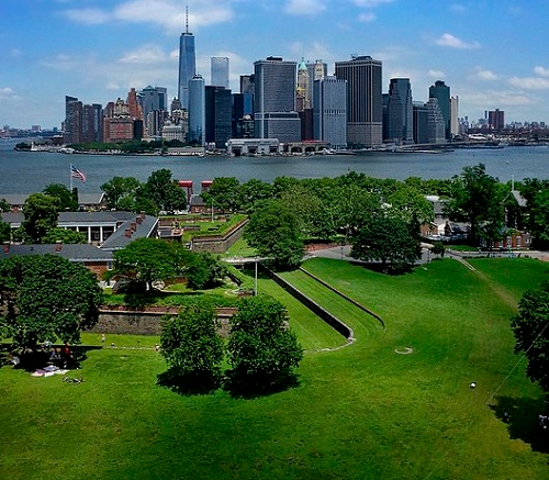 A view of Manhattan from across the river