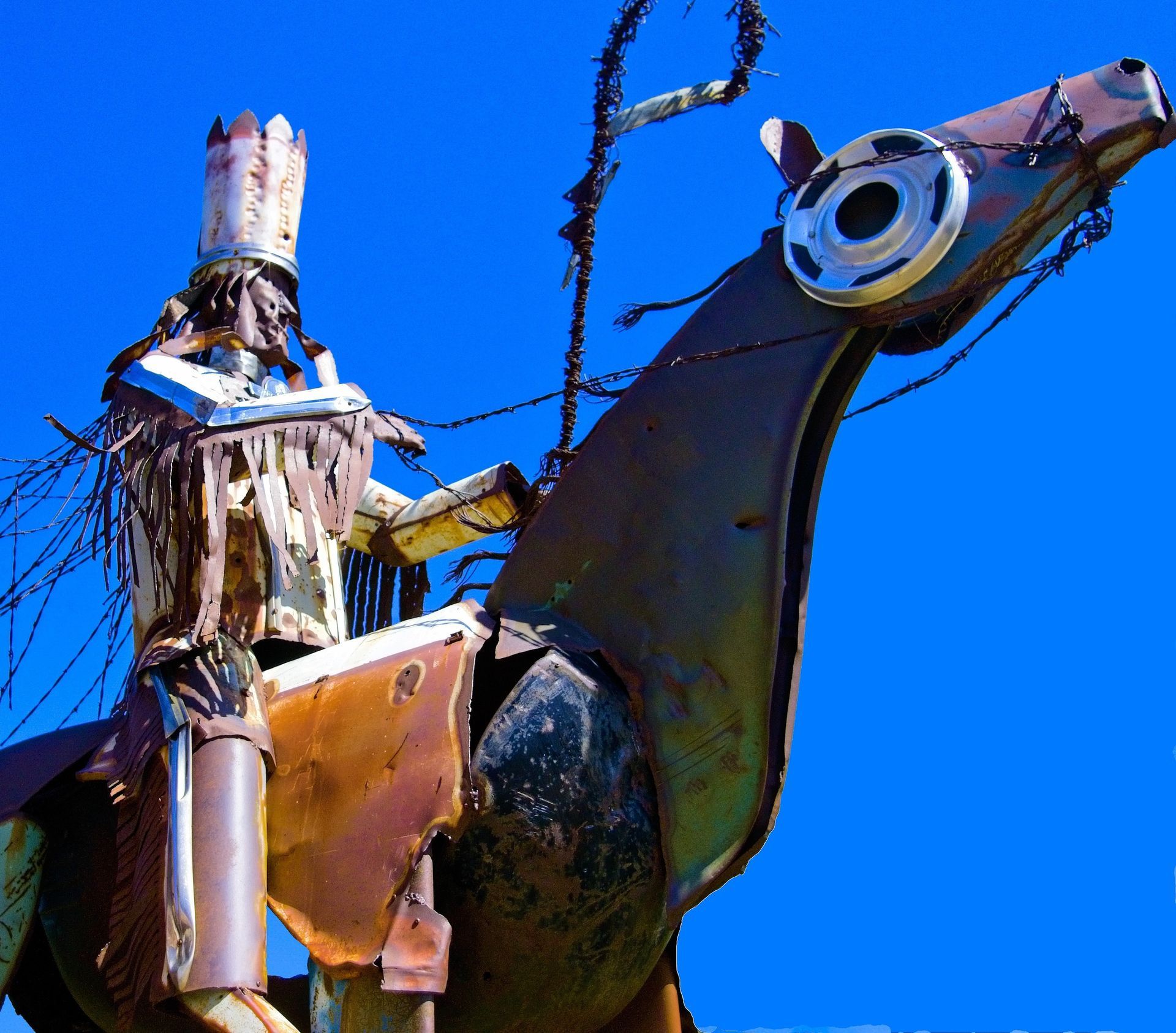 Blackfeet Reservation statue