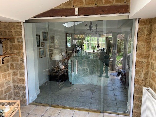 toughened glass doors