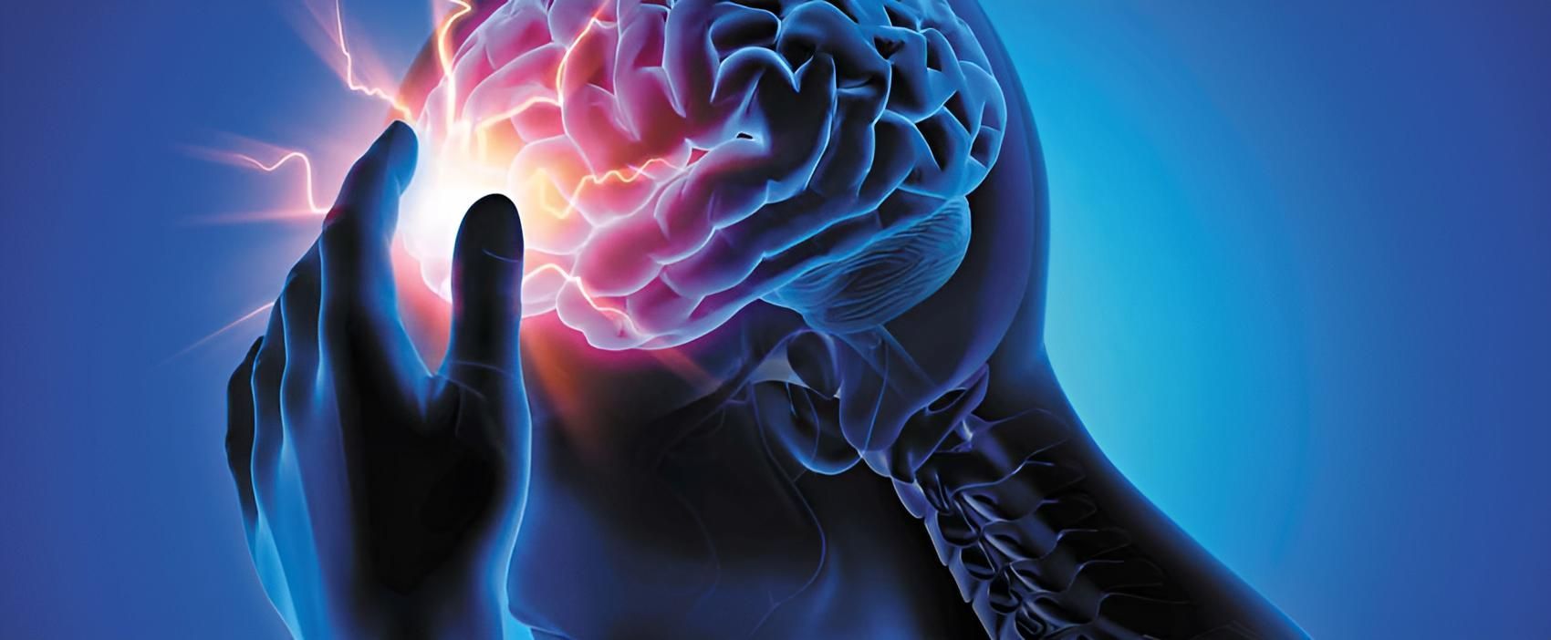 A Person is Holding Their Head With a Lightning Bolt Coming Out of It — Back Care Gold Coast in Nerang, QLD