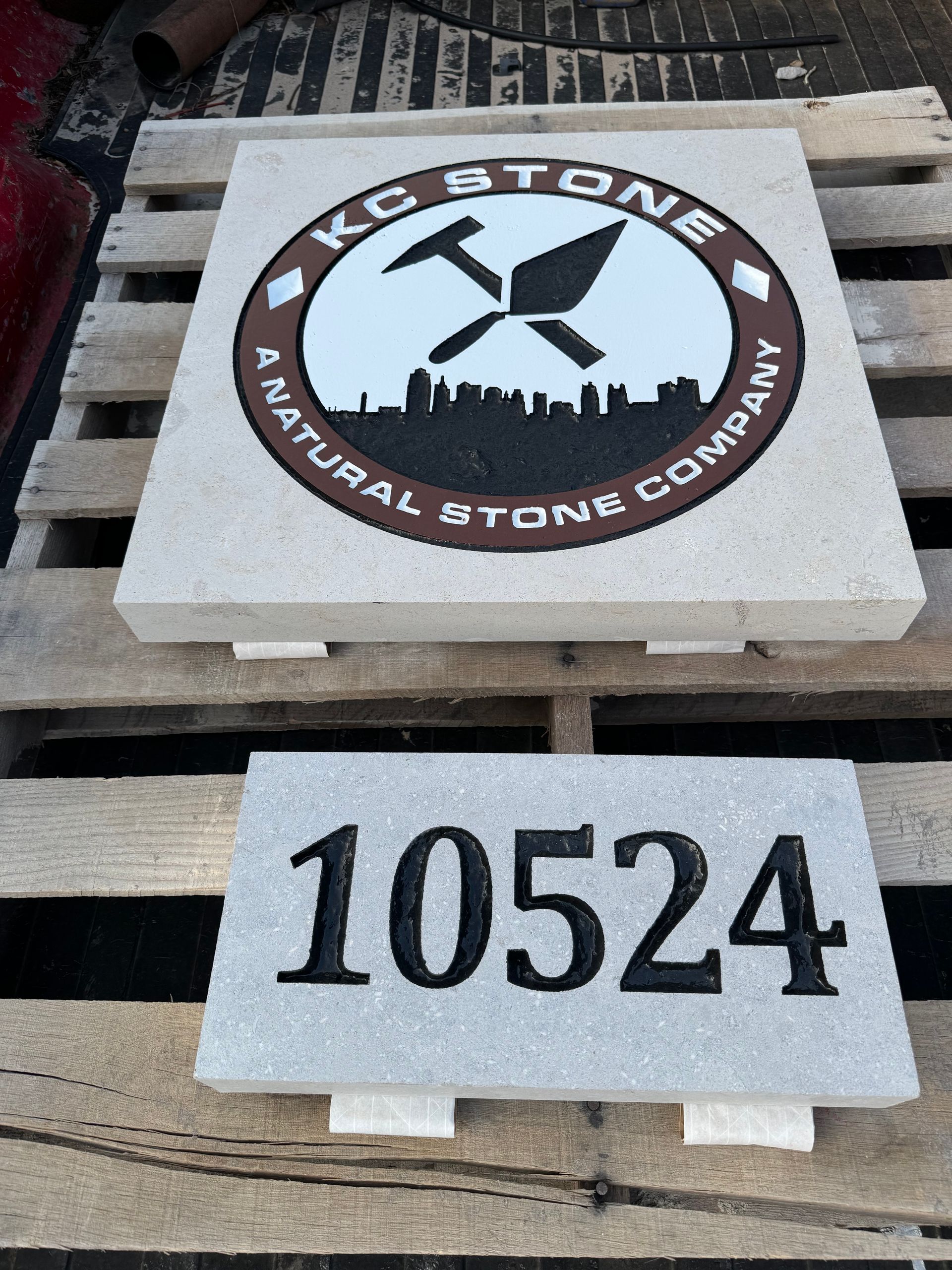 KC Stone Sign