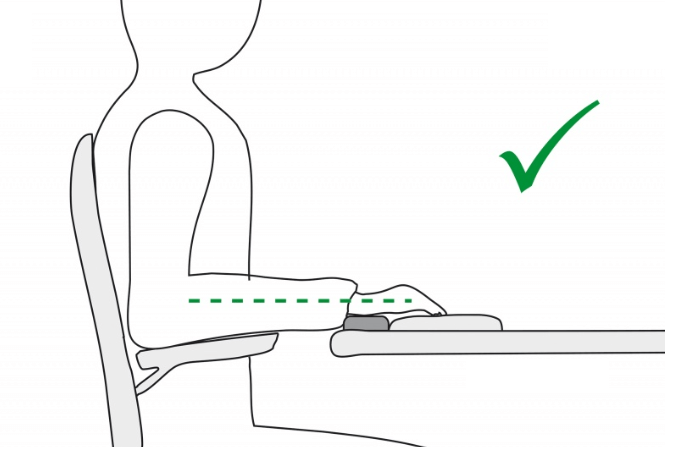Desenho de uma pessoa sentada em uma mesa digitando em um teclado.