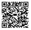 Black-and-white QR code centered on a white background