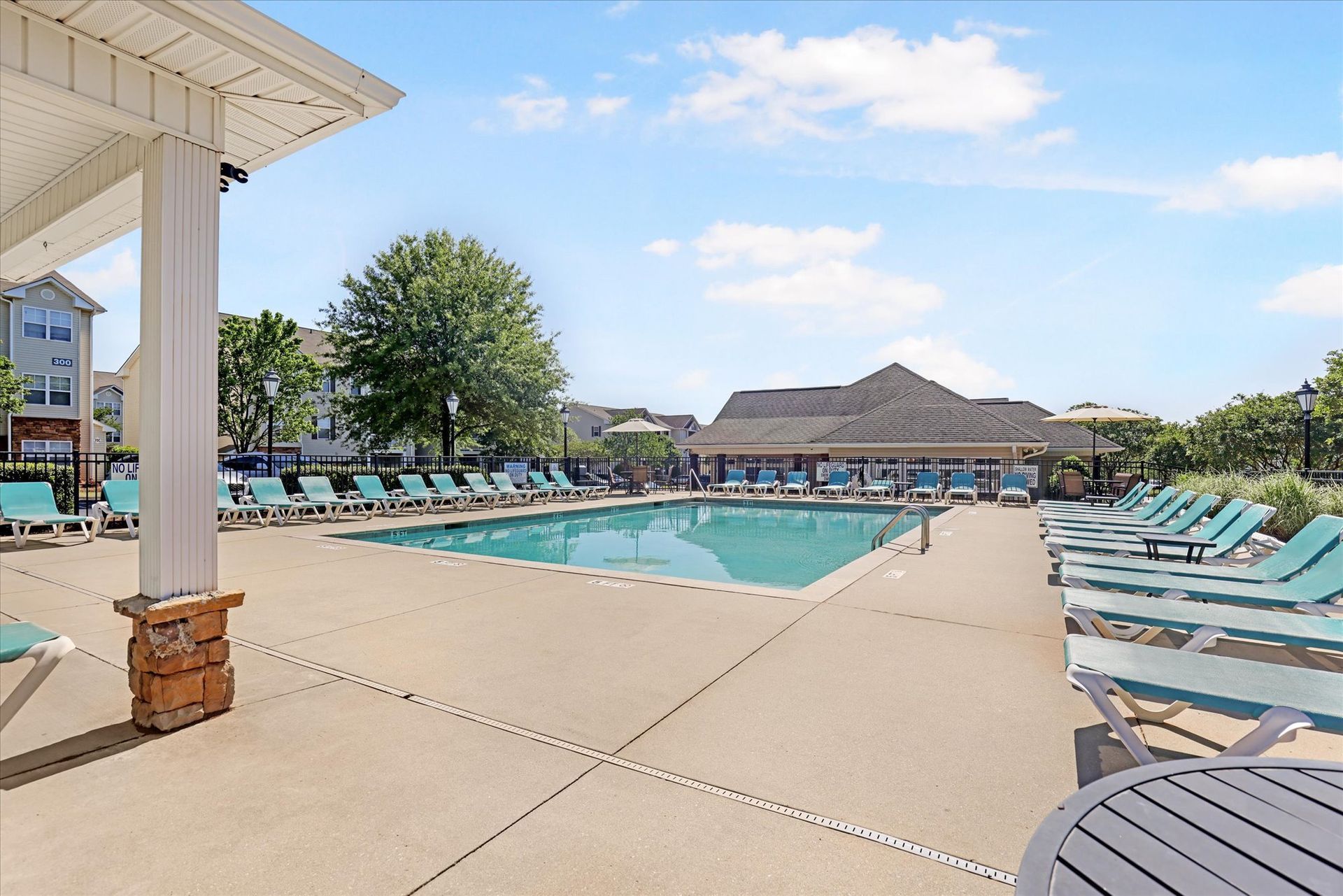 sparkling pool