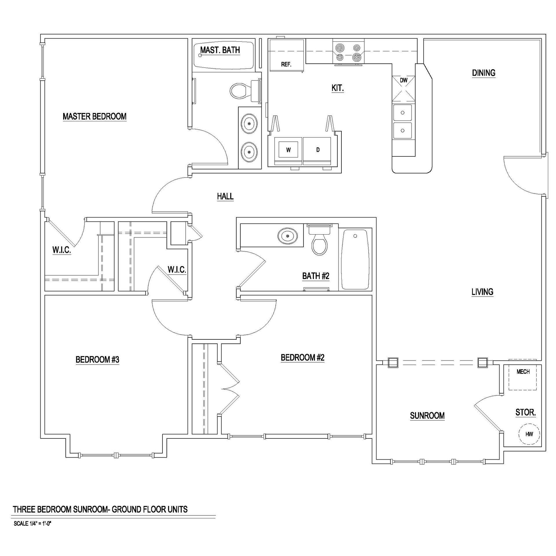 Three Bedroom Sunroom
