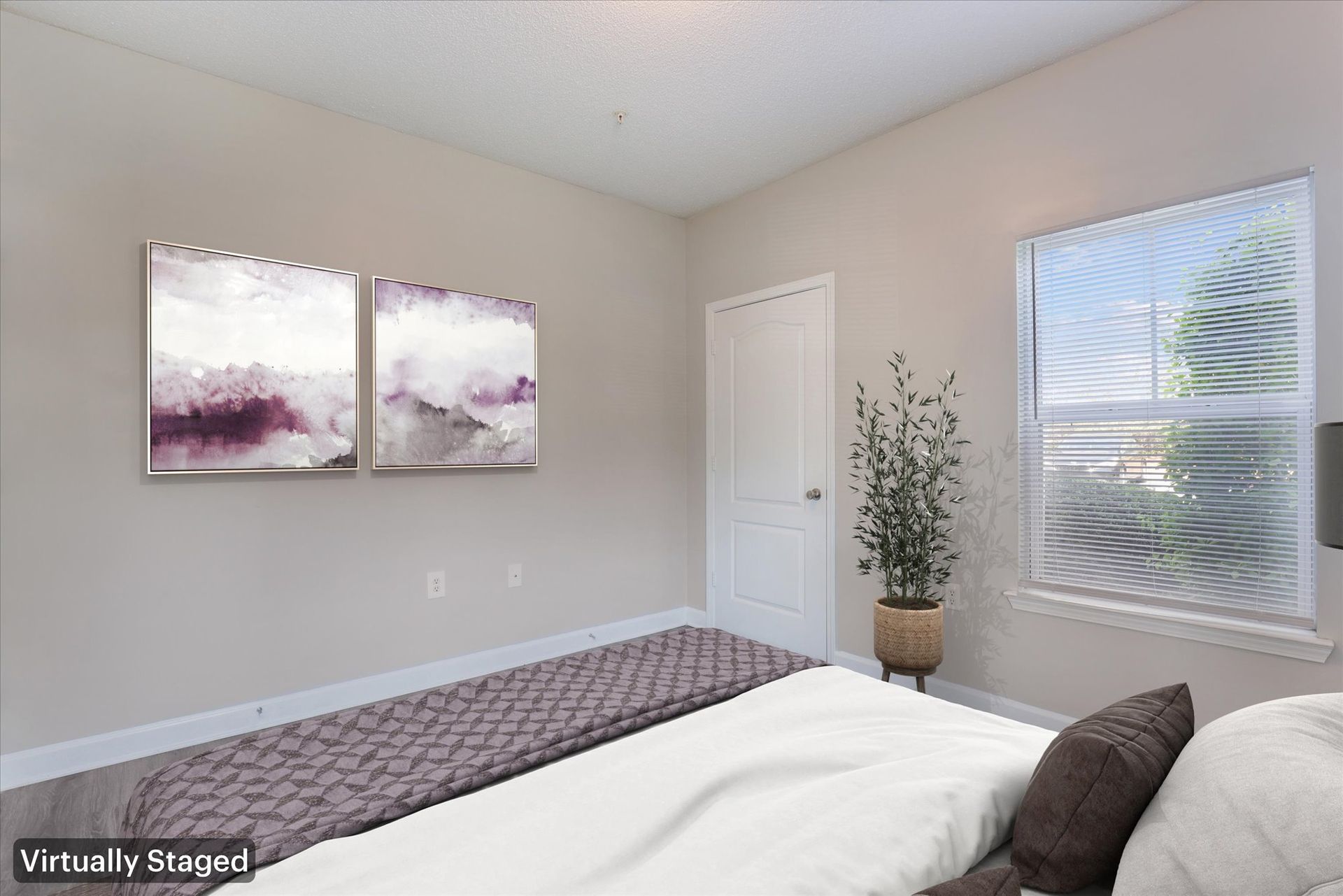 staged bedroom
