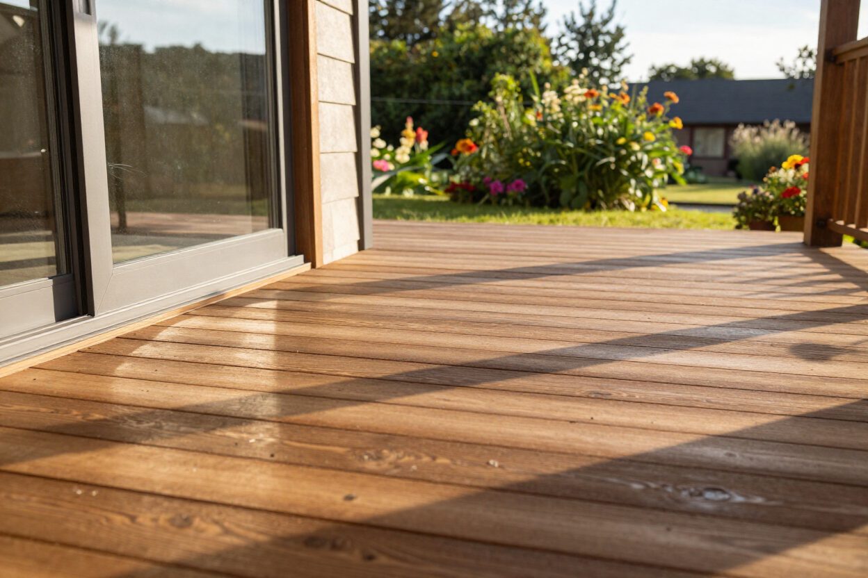 Timber deck installed at Riversdale home