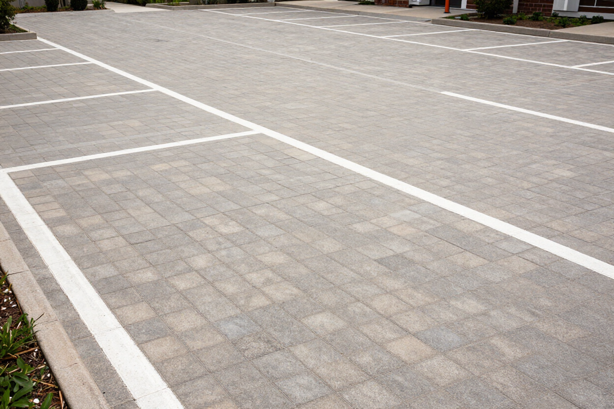 Parking area paving by A1 Plumbing and Construction